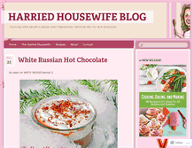 Tablet Screenshot of harriedhousewifeblog.com